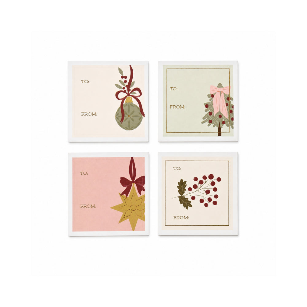 Christmas Wrap Stickers - DECORATIONS